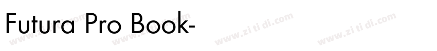 Futura Pro Book字体转换